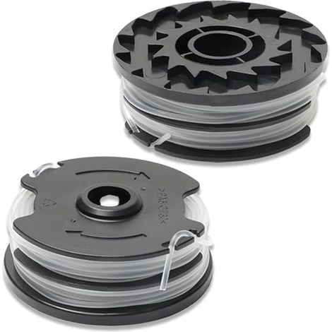 2 Bobine de fil de Rechange Compatible avec Parkside PRTA 20-Li A1/B2/C3 PRT 300 A1 PRT 550 A1/A3,Bobines de fil pour Coupe-bordure(8,2m x Φ1.65mm) (1/5)