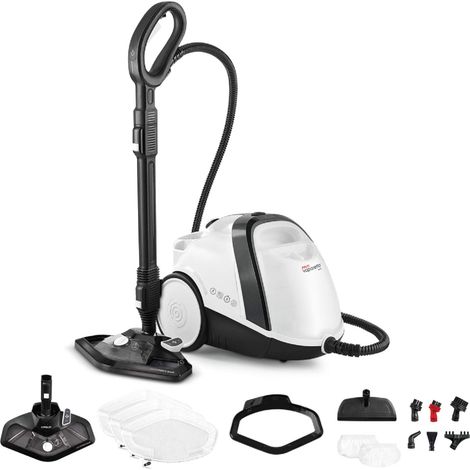 Polti Vaporetto Smart 120 Pulitore A Vapore Con Caldaia A Pressione, Uccide Ed Elimina Il 99,99% Di Virus, Germi E Batteri, Bianco Nero (1/5)