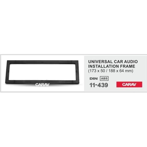 Accessoires Voiture,Support de tableau de bord CARAV 11-439, 1 Din, pour installation de DVD, Radio stéréo, cadre universel (1/4)