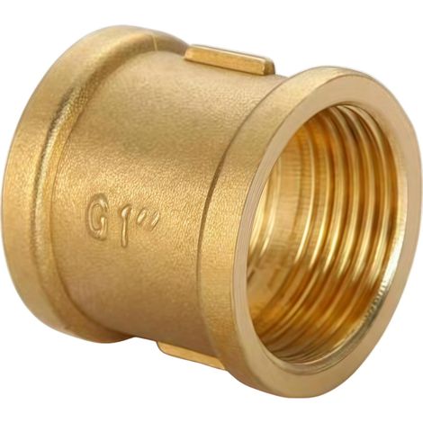 Mamelon double G1/2" (Ø 20mm) laiton mâle,4 pièces hexagonal G1/2"M/M,Raccord de jonction 2 x M Raccord fileté,Double mamelon Raccords en convient pour l'eau potable Manchon Double Femelle/Femelle G1" (1/5)