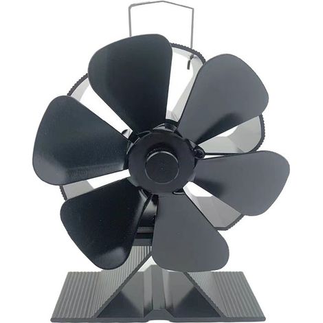 6 Bruciatore a legna ad alta efficienza termica per caminetti - Funzionamento silenzioso Migliora la distribuzione dell'aria e del calore Riduce il consumo di carburante - Nessuna elettricità (1/5)