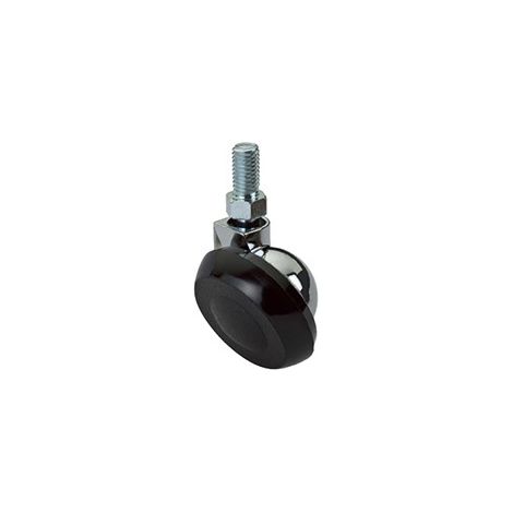 MASIDEF - 56134 RUOTA PIROETTANTE IN NYLON CON PERNO DIAMETRO MM.42