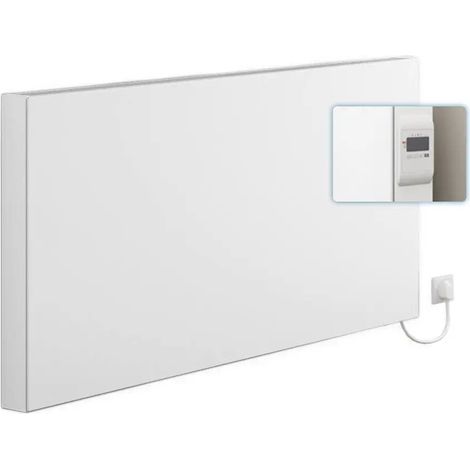 Kermi x-therm +e radiateur électrique, plan 600x1200 mm, 2000 Watt, régulateur à gauche, avec fiche, P1E2106012019DK