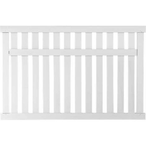 Plus Zaun Country 150 x 96 cm weiß Sichtschutz (1/3)