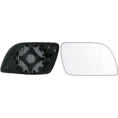 Verre de rétroviseur droit convexe chauffant Volkswagen Polo 4 2002-2005