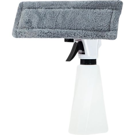 Raclette à verre, lave-vitres portable et essuie-glace en microfibre pour douche, salle de bain, cuisine ou voiture, outil de nettoyage domestique pour miroirs, carreaux, comptoirs (1/5)