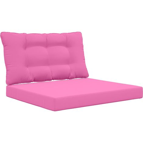 Maison Exclusive - Cuscino per divano da esterno 2 pcs Rosa Poliestere