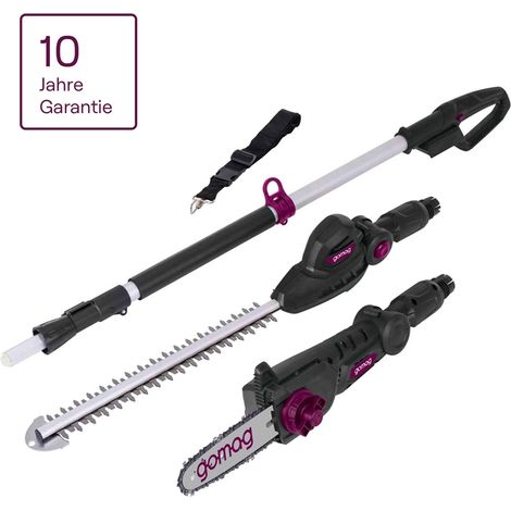 Gomag Akku Multifunktionsgerät GO-HHS410 20V 2in1 Heckenschere & Hochentaster (1/5)