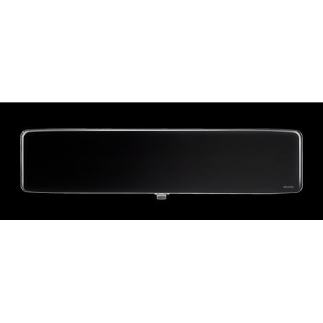 Radiateur verre connecté Verali plinthe 1500W noir brillant ATLANTIC 507664 (1/4)