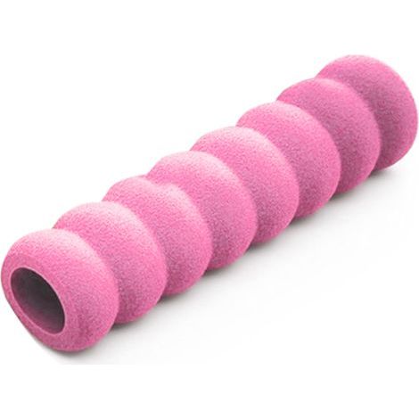 Türgriff aus rosa Schaumstoff, Handschutz mit Spiralmuster, rutschfester Bezug für Kinder, Griffset fürs Schlafzimmer. (1/4)