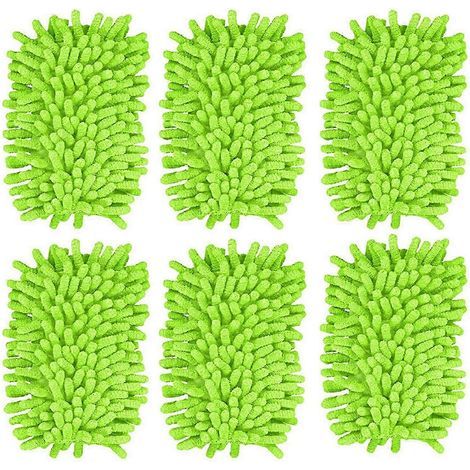 Lot de Housses Rechange Balai-Serpillière 2 4 6, Résistantes Usure Lavables Séchage Rapide, Accessoires Nettoyage (1/5)