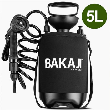 Doccia Multifunzione da Esterno 5L Portatile Tracolla Innaffiatoio Irrigatore (1/5)