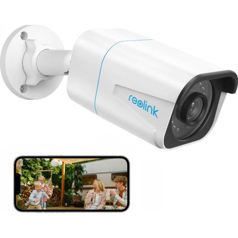 Reolink 4K PoE Überwachungskamera Aussen mit Audio, Personen-/Fahrzeugerkennung, MicroSD Kartensteckplatz, IR Nachtsicht, IP66 Wasserfest, Zeitraffer