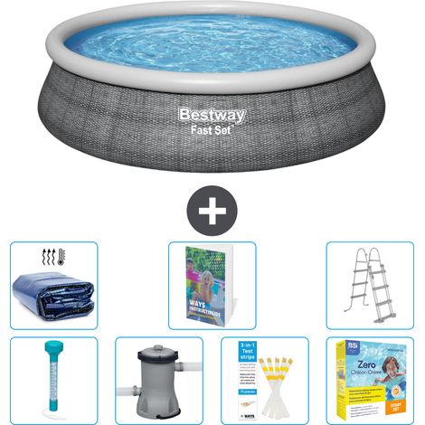 Bestway Bestway Fast Set Ronde - 457x107 cm - 8-pièces S358 (1/5)