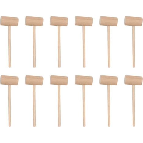 30 mini marteaux à bois