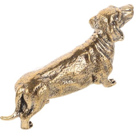 miniature de chien en laiton de style vintage Finition