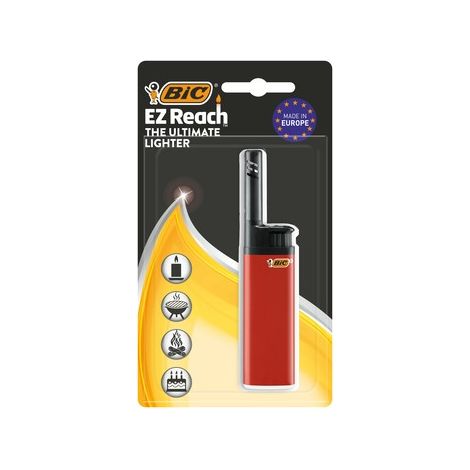 Accendino BIC EZ Reach - universale, braccio lungo, per punti difficili da raggiungere