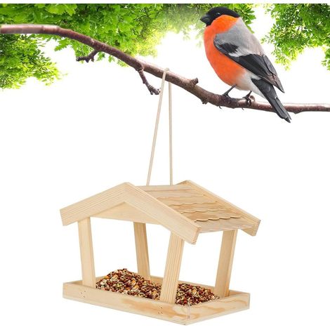 Mangeoire Oiseaux Extérieur - Station de Nourrissage Déco Maison Animalerie (1/5)