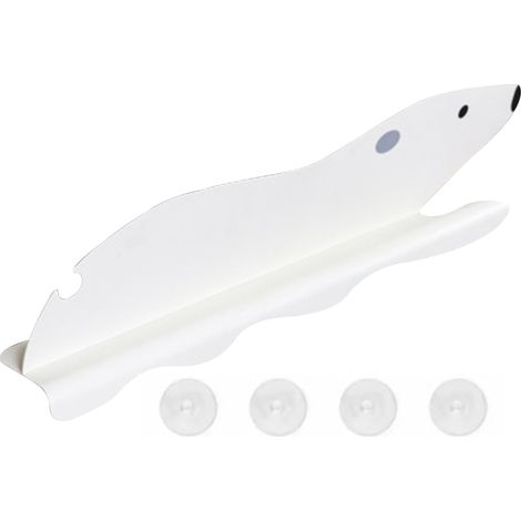 Protection contre les éclaboussures pour évier de cuisine - Mignon Bloque l'eau - En forme d'ours polaire - Puissante ventouse - Pour la préparation à la main (1/5)