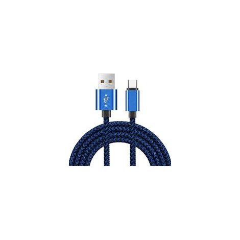 Cable Phone Chargeur Phone[2M] Nylon Tressé Câble USB Charge Rapide Câble Phone pour Phone Type - cordon de chargement de 2 mètres