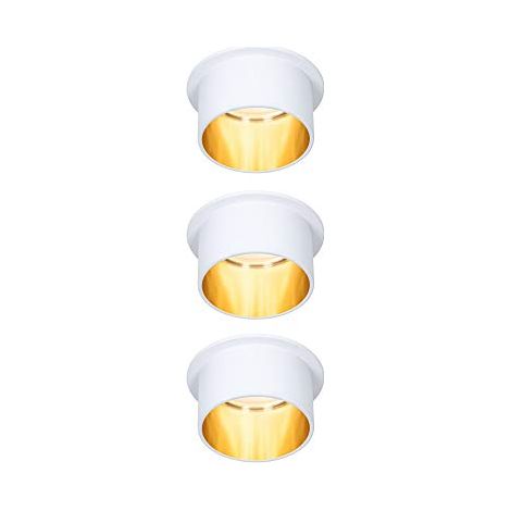 Paulmann Kit di Spot Incassati bianco dorato 68 mm (1/4)