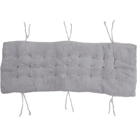 Winter Grey Plush Sherpa Lounger Cushion 125cm(W) x 48cm(D) (1/5)