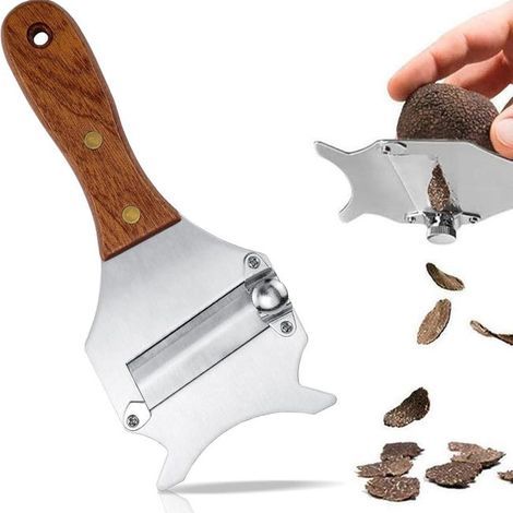 Stainless steel truffle knife, cheese slicer, kitchen utensil, ideal for home, kitchen and restaurants (1/5)