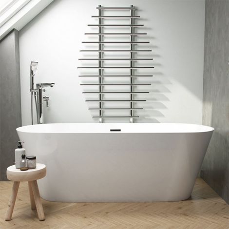 Synergy Lugano 1500 x 720mm White Freestanding Bath