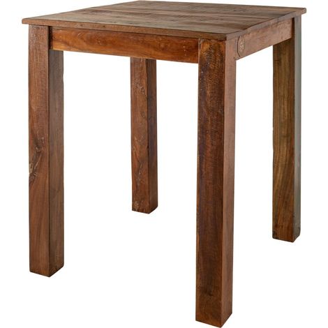 tavolo da pranzo in legno di Legno riciclato 60x60x76 multicolore laccato NATURE OF SPIRIT 123