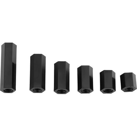 Sortiment aus 250 Nylon-M3-Innengewindeschrauben, Sechskant-Säule (M3-Innengewinde B) (1/5)