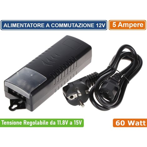 ALIMENTATORE COMMUTATORE 12V/5A/UP4 (1/4)