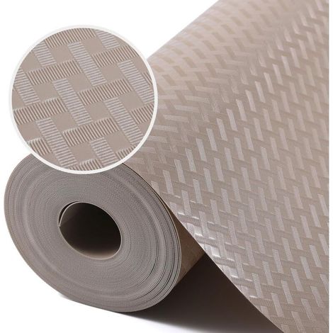 Protective mat for kitchen cupboard shelves and refrigerator, waterproof and oil-resistant, made of EVA plastic, for drawers and refrigerator shelves, brown, 30 x 300 cm (1/5)