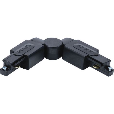 raccord orientable - gb 24 - pour rail 029 - noir - aric 1618