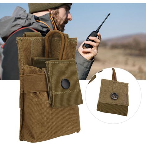 Multi-functional Molle case for two-way radio, walkie-talkie pouch (beige) - AquaForge (1/5)