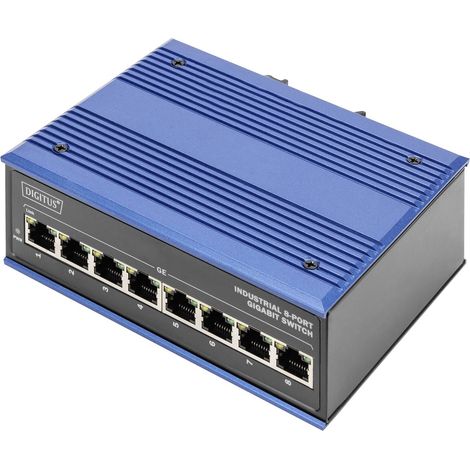 Commutateur Ethernet industriel Digitus DN-651119 8 ports 10 / 100 / 1000 MBit/s A439512 (1/4)