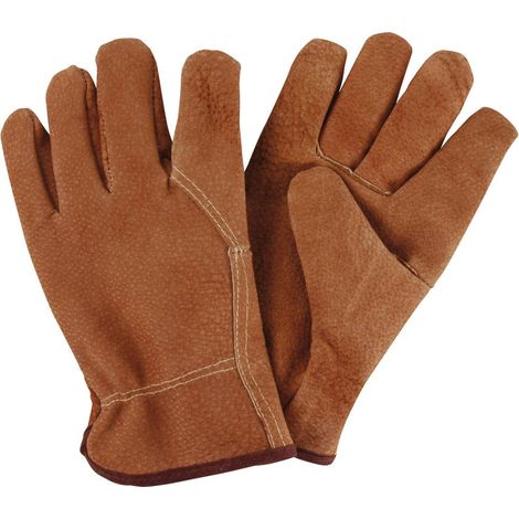 Gants en cuir de protection pour jardinage (1/4)