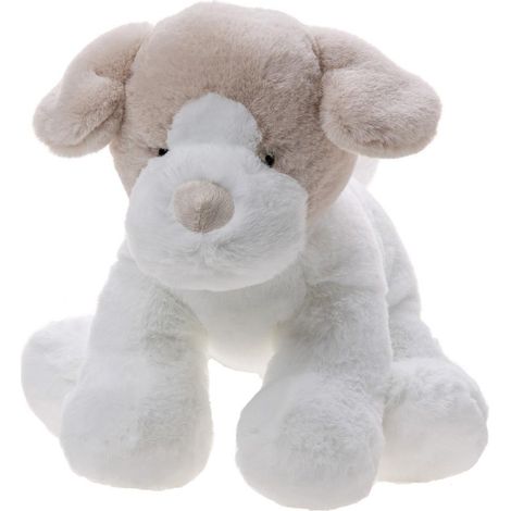 Cane Renee, bianco e beige, 25 cm