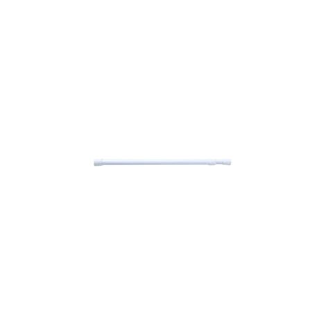 QORVA-Tringle à rideau sans perçage, blanche, 60-110 cm, télescopique, pour rideau de douche, étendoir à linge ou porte-rideau.