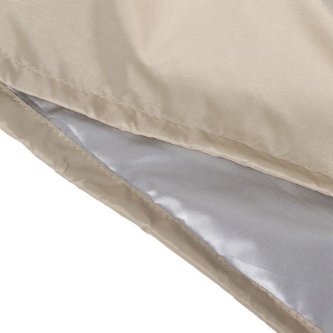 Housse de protection beige pour parasol de jardin ou de terrasse (1/5)