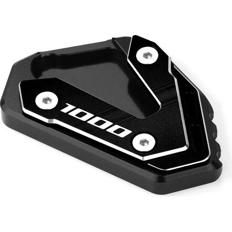 (GSxR1000 Black1) Compatible pour SUZUKI GSX R 600 GSX-R 750 GSXR 1000 1000R Accessoires de moto Béquille Extension Pied Béquille latérale Agrandisseur Plaque Pad maxpower (1/4)