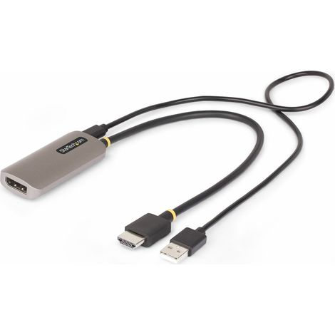 StarTech.com Cavo adattatore da HDMI a DisplayPort da 30 cm 8K 60Hz convertitore video attivo da HDMI 2.1 a DP 1.4 alimentato da bus USB con cavo incluso (1/5)