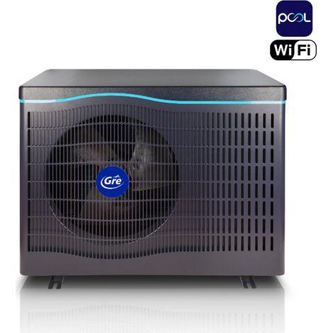 Gre - HPGIC Inverter WiFi Bomba de calor para piscina eficiente y conectada HPGIC30 (30m3) 7 kW