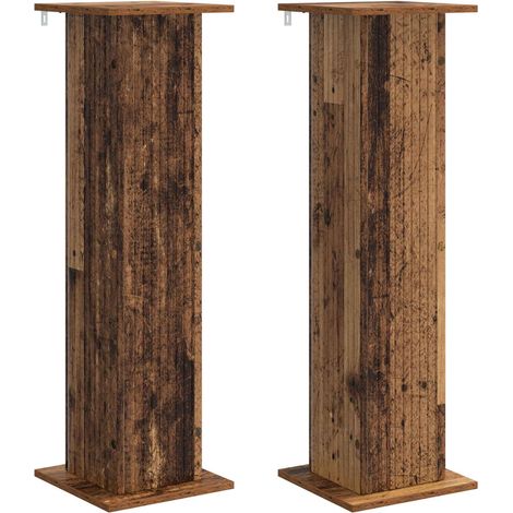Maison Exclusive - Pflanzenständer 2 pcs Altholz 30,5 x 30 x 100,