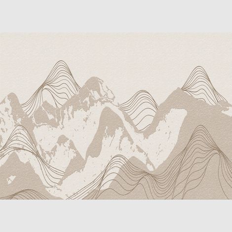 Papier peint intissé - Paysage montagneux - 375x270 cm (1/5)