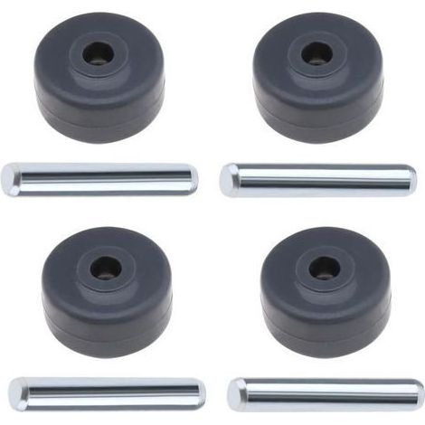 Lntyq Lot de 4pcs Roues de Rechange pour Aspirateur Remplacement Compatible avec Shark Navigator NV350 NV352 NV355 NV356E NV500 NV501 et plus (1/5)
