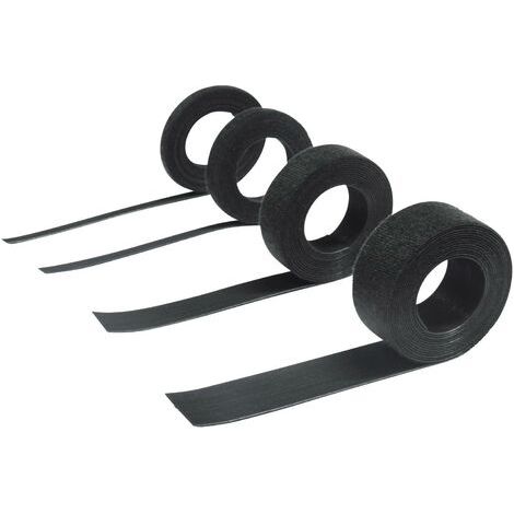 Hebotec 11-KE10002,5FRT Bande auto-agrippante pour grouper partie velours et partie agrippante (L x l) 2500 mm x 10 mm (1/3)