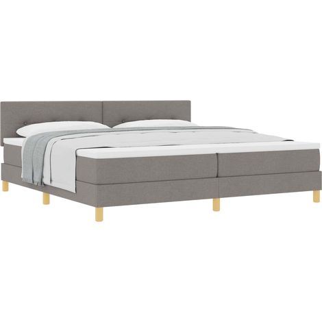 Maison Exclusive - Letto a molle con cuscino Talpa 200 x 200 cm Tessuto (1/5)