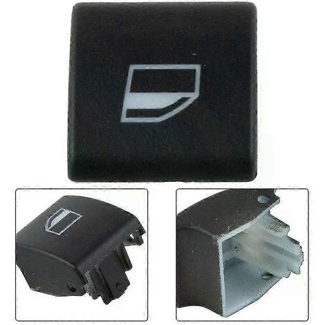 Bouton de lève-vitre compatible avec BMW Série 3 E46 (réf. 61318381514) - Accessoires et outils pour l'intérieur de la voiture (1/5)