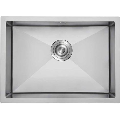 Fregadero Omega Bajo Encimera Insonorizado - Revestimiento Couleur: Chrome brillant - Taille: 55x45 (1/5)