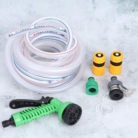 Pistolet d'arrosage, arroseur de jardin, arroseur domestique, micro-arroseur, lavage de voiture, kit de tuyau d'arrosage télescopique flexible - (1/5)